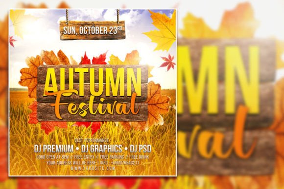 Autumn Social Media Post Template: Your Editable PSD Design