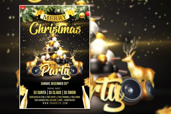 Design a Memorable Holiday Event with a Christmas Flyer Template
