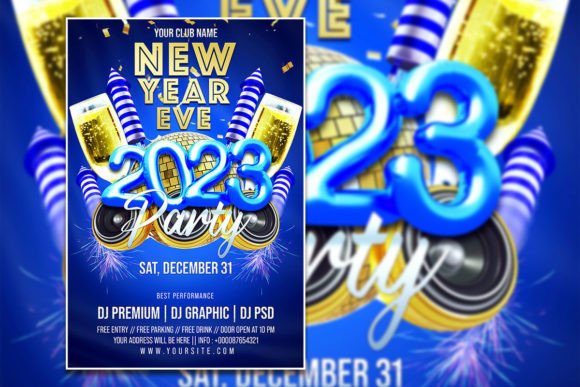 Design a Show-Stopping New Year Eve Party Poster