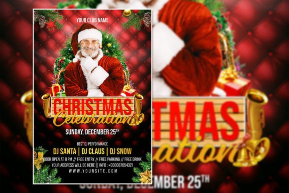 Design Your Holiday Event with a Christmas Celebration Flyer
