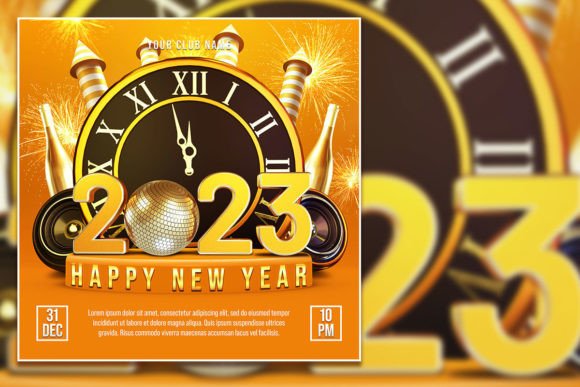 Designing Your New Year 2023 Social Media Post