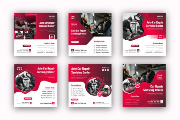 Master Your Auto Shop's Visuals with These Editable Templates