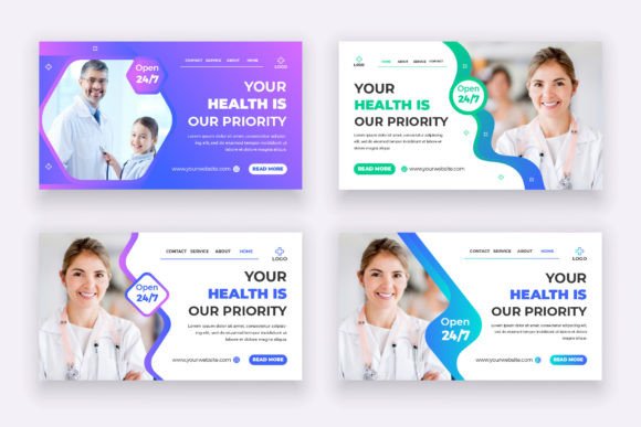 Medical Healthcare Landing Page Design: A Professional Template