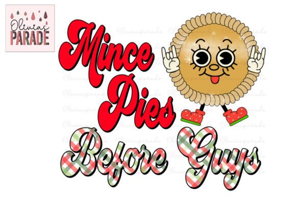 Mince Pies Before Guys: A Playful Christmas PNG for Your Designs