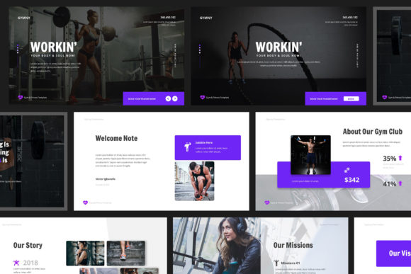 Power Up Your Pitch with a Dynamic Fitness Presentation