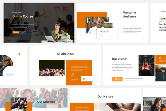 Professional Online Course Google Slides Template for Educators
