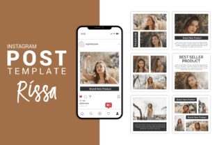 Rissa: A Fashion Instagram Post Template for Creative Brands