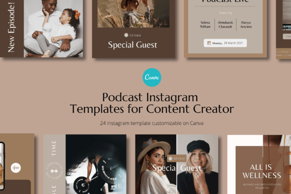 Streamline Your Podcast Promotion with These Canva Templates